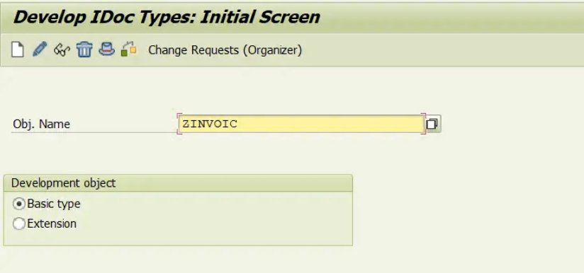 Creation of IDoc Type