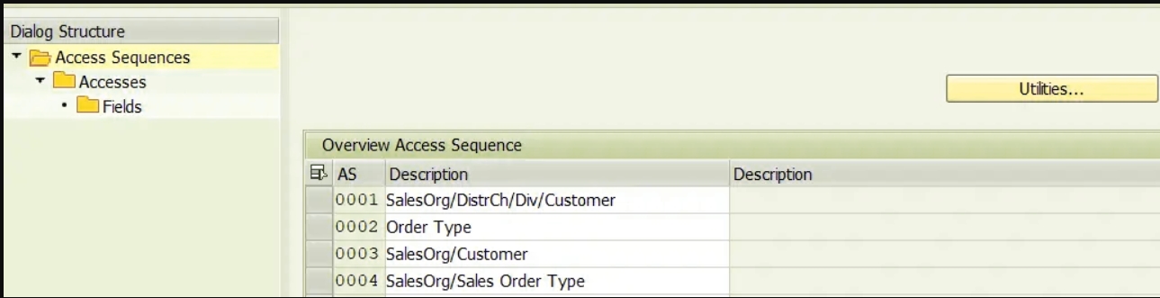 Define Access sequence