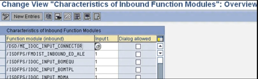 Define Inbound FM Characteristics(BD51)