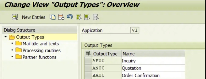 Define output type