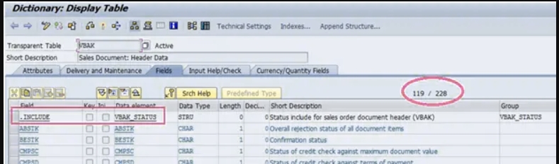 Elimination of status table