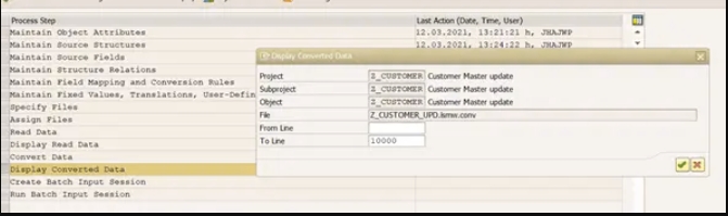 LSMW Convert data